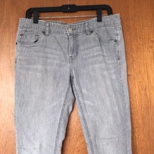 Gray skinny jeans 10S
